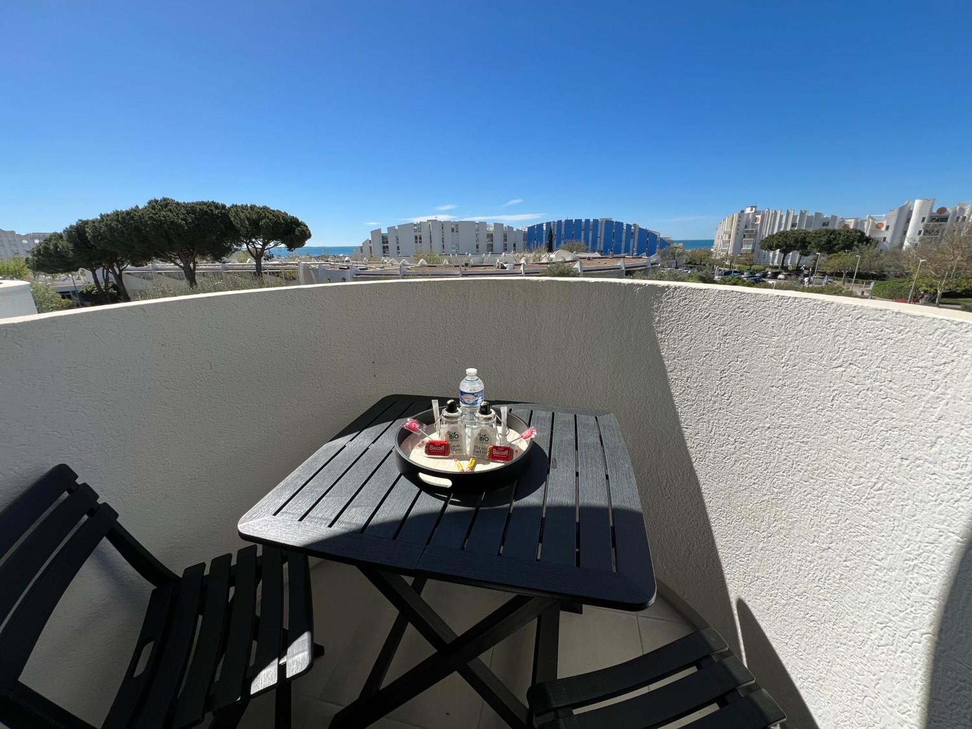 Superbe Studio Cabine Vue Mer 3 Etoiles * Ла-Гранд-Мот Экстерьер фото