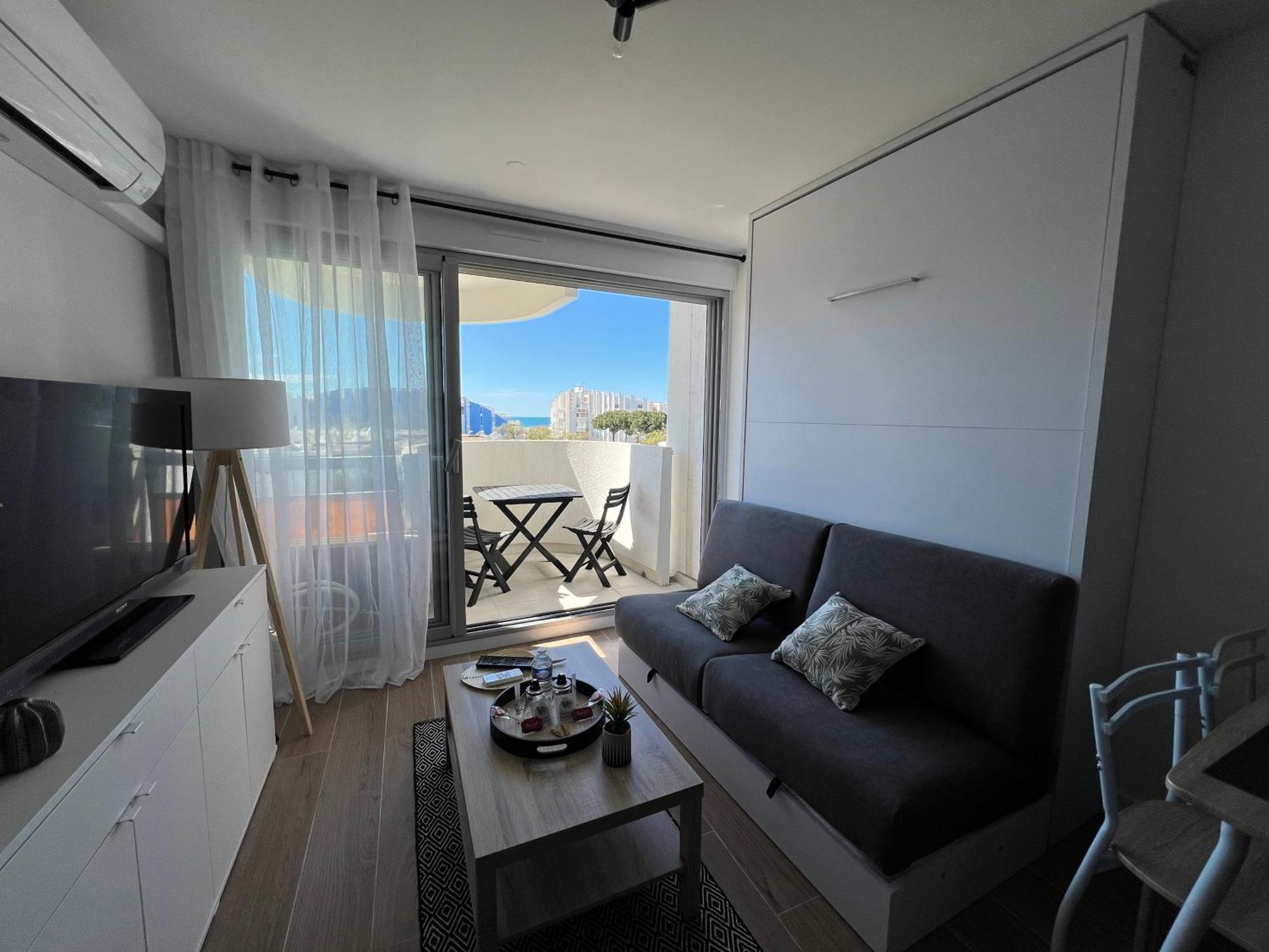 Superbe Studio Cabine Vue Mer 3 Etoiles * Ла-Гранд-Мот Экстерьер фото