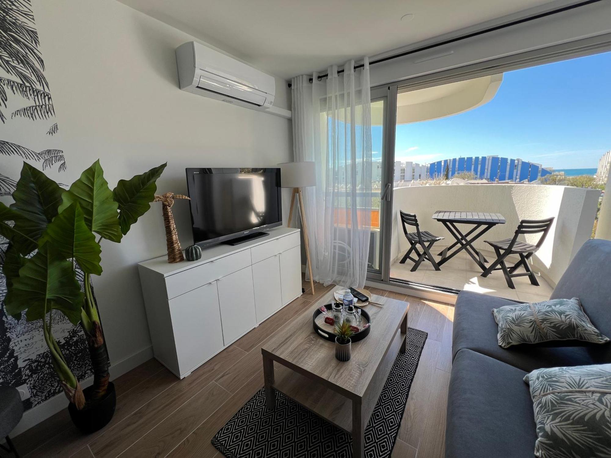 Superbe Studio Cabine Vue Mer 3 Etoiles * Ла-Гранд-Мот Экстерьер фото